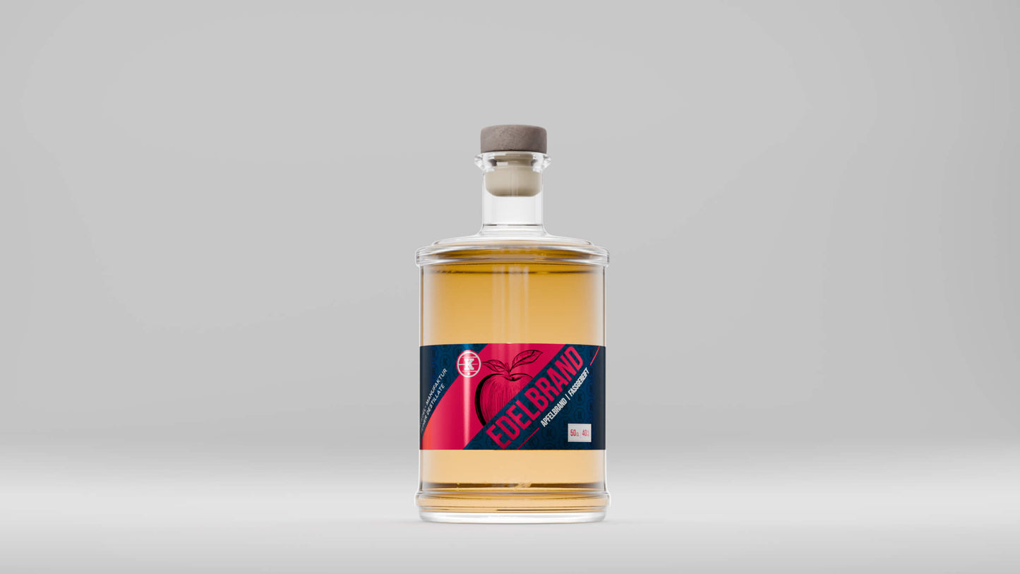 Edelbrand-Spezialitätenbox mit Gläsern