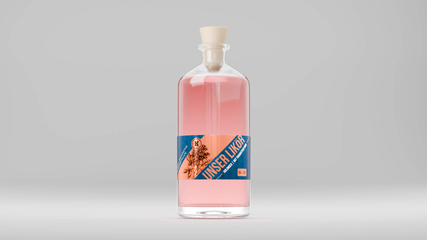 Holunderblütenlikör mit Tragarther Rum