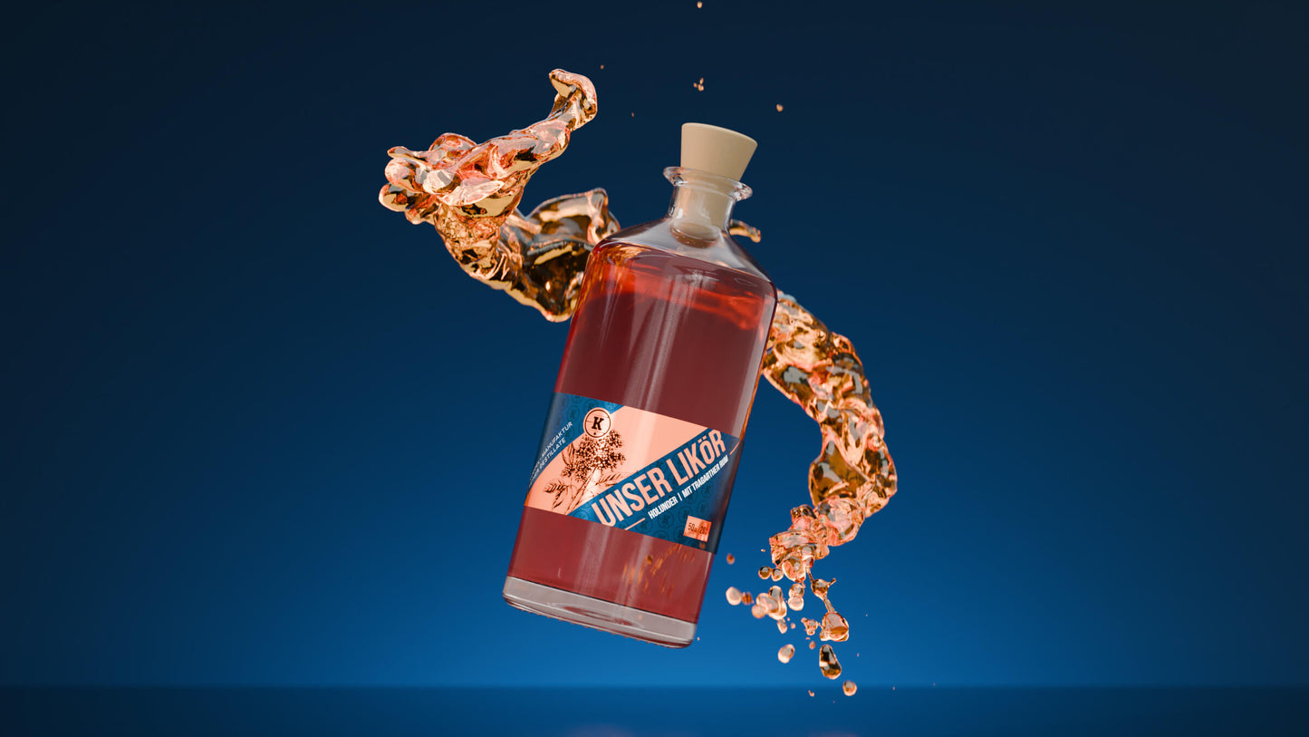 Holunderblütenlikör mit Tragarther Rum