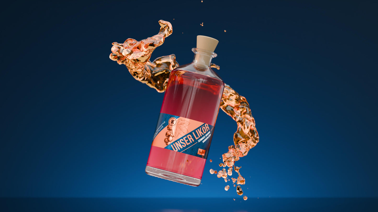 Schwarzer Johannisbeerlikör