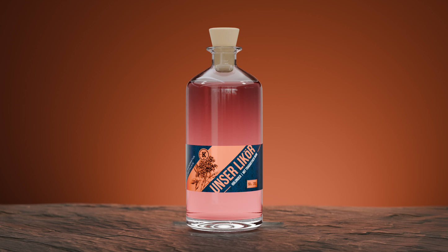 Holunderblütenlikör mit Tragarther Rum