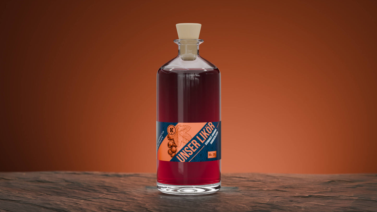Schwarzer Johannisbeerlikör
